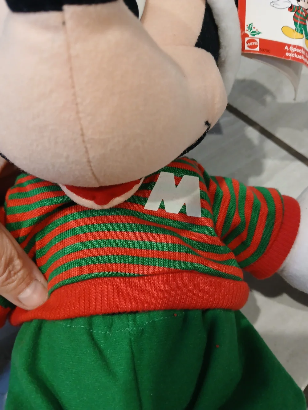 Disney Mickey Mouse Holiday Plush - Red, Green & Yellow